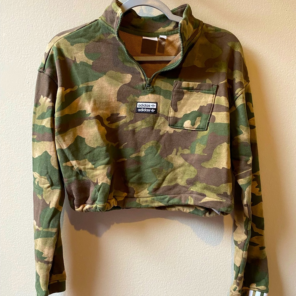 Adidas cropped sweatshirt